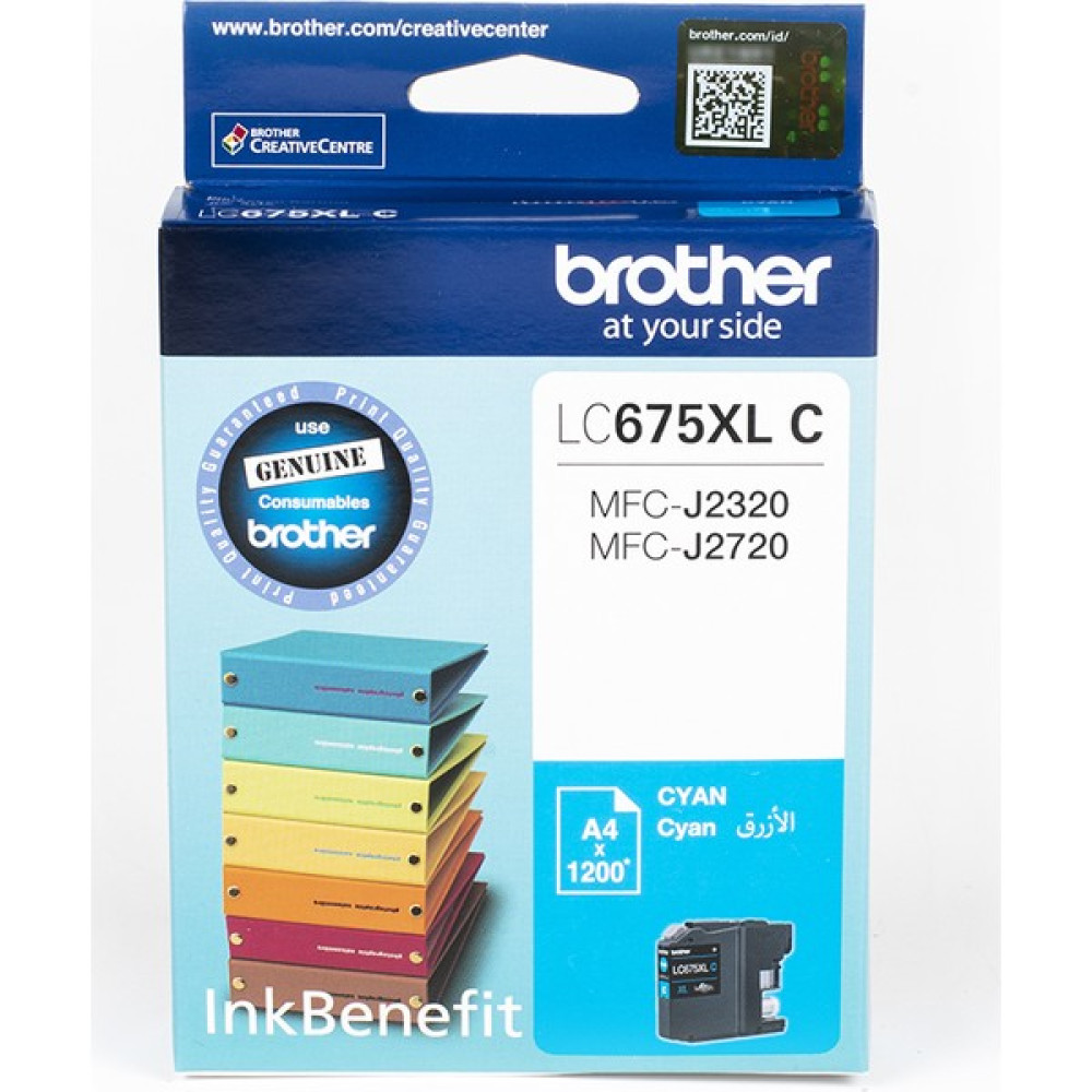 BROTHER LC675XLC Mavi Mürekkep Kartuş (1200 Sayfa) Kartuşlar Fiyatı