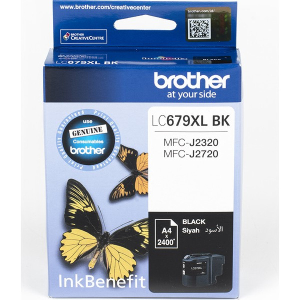 BROTHER LC679XLBK Siyah Mürekkep Kartuş (2400 Sayfa) Kartuşlar Fiyatı