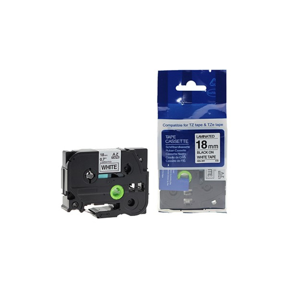Brother P-Touch Muadili Beyaz Etiket 18 Mm Tze-Tape Aze241 Etiket Makinesi Fiyatı