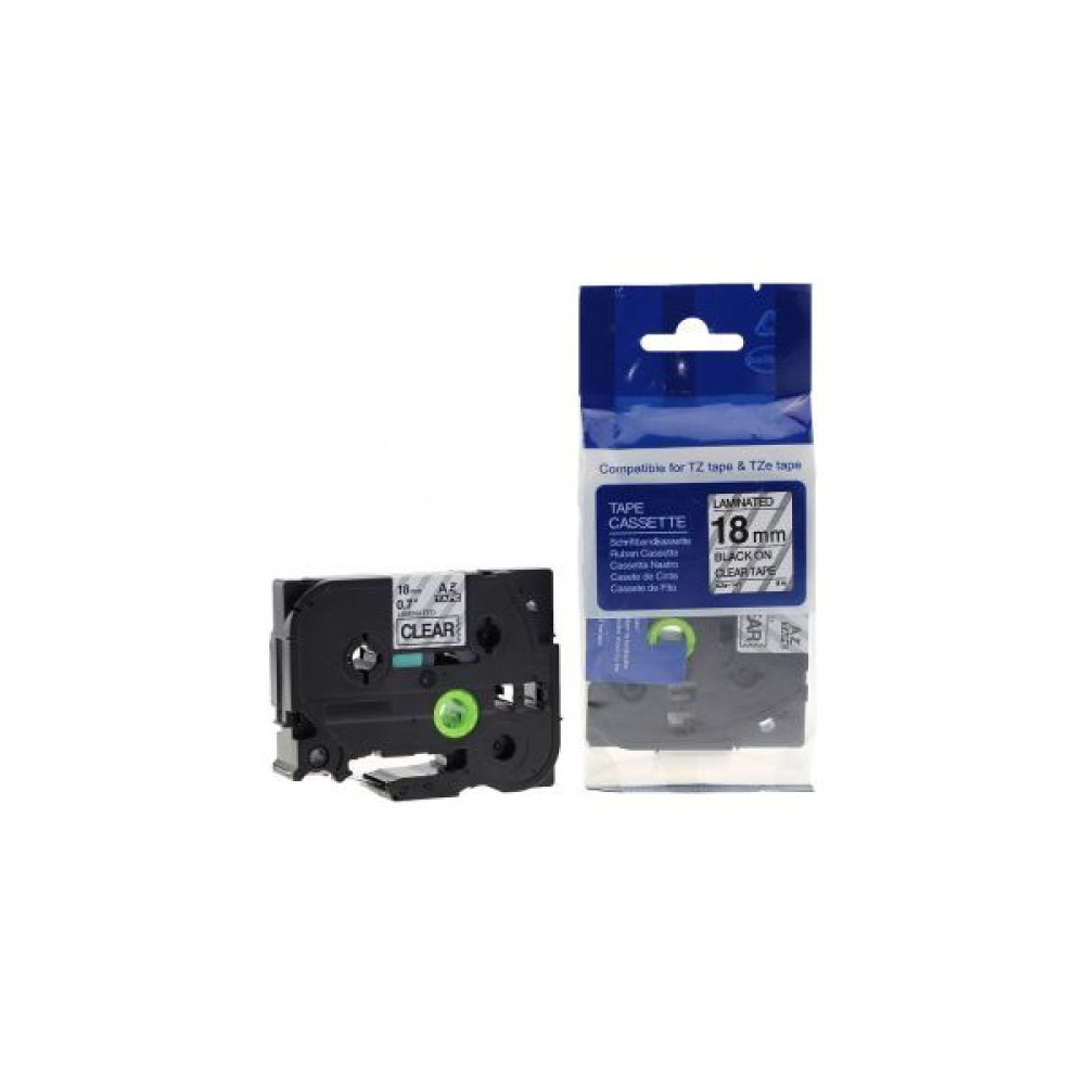 Brother P-Touch Muadili Şeffaf Etiket 18 Mm Tze-Tape Aze141 Etiket Makinesi Fiyatı