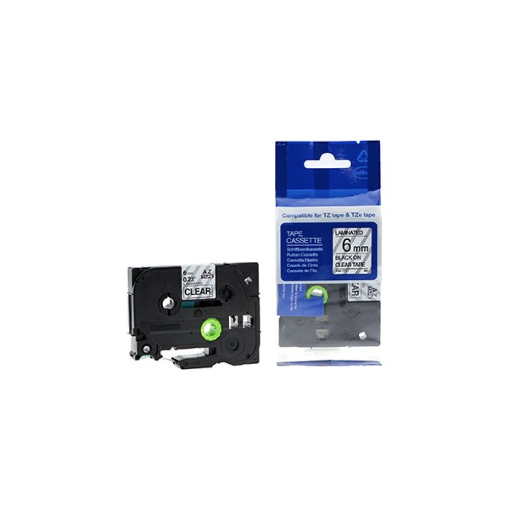 Brother P-Touch Muadili Şeffaf Etiket 6 Mm Tze-Tape Aze111 Etiket Makinesi Fiyatı