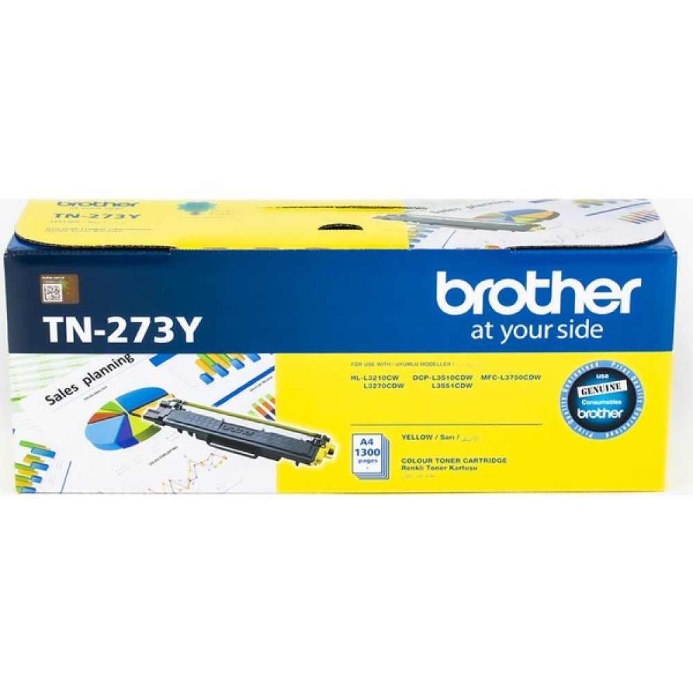 BROTHER TN-273Y Sarı Toner (1300 Sayfa) Tonerler Fiyatı