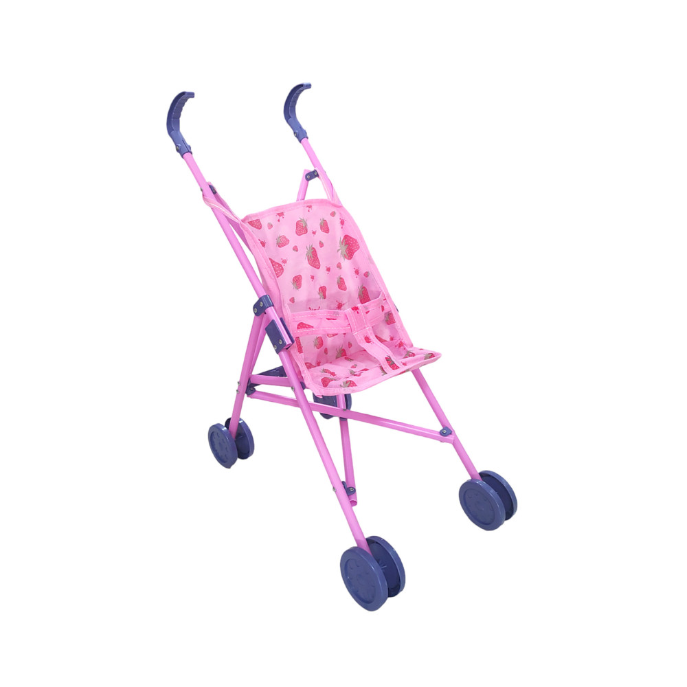 Brother Toys Oyuncak Puset Katlanabilir Bebek Arabası Pembe Baston Plastik Bebek Puseti Çilek Desenli Oyuncak Arabalar Fiyatı