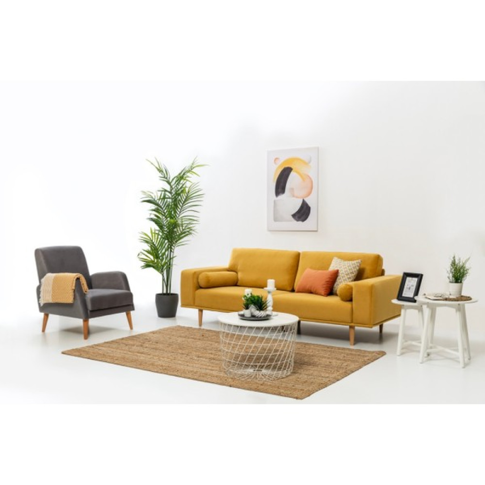Brothers Home Autumn Koltuk Takımı Sarı Gri (3+1) Koltuk Takımı / Seti Fiyatı
