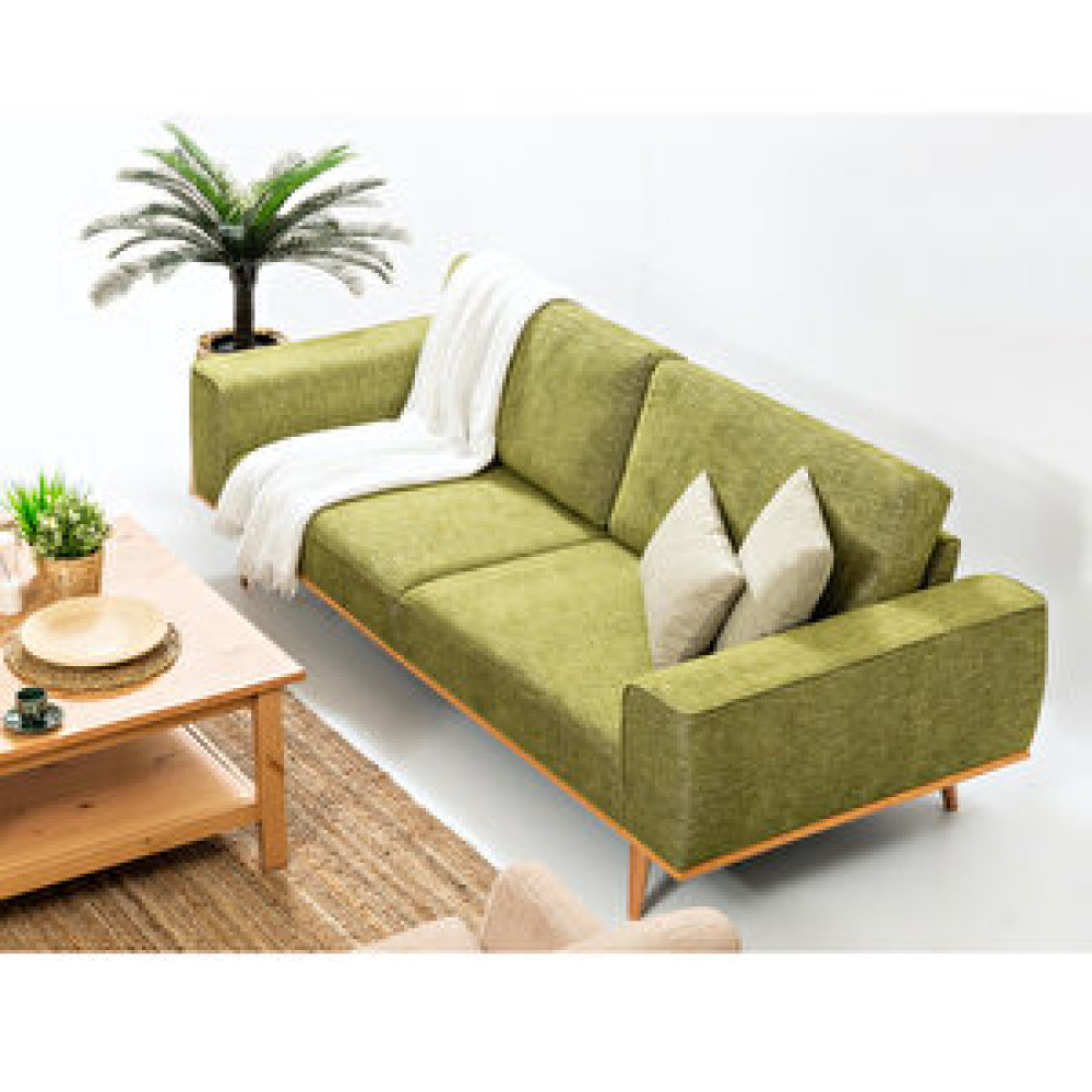 Brothers Home Madrid Üçlü M-04 Yeşil-Sarı Koltuk Takımı / Seti Fiyatı