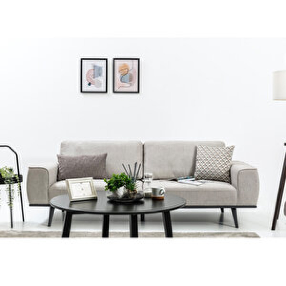 Brothers Home Madrid Üçlü M-05 Krem Koltuk Takımı / Seti Fiyatı
