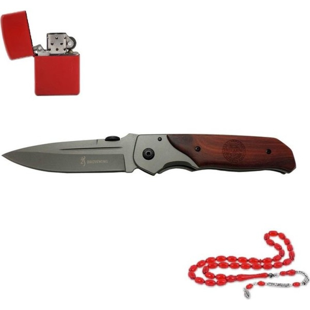 Browning Marka 212,5 cm Metal Çakmak ve Tesbih ile - Kahverengi Oto Boyaları Fiyatı