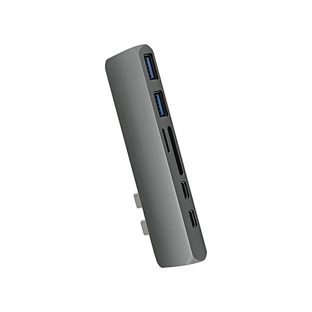 Brs Type-C 7 In 1 Multiport Alüminyum HDMI Dönüştürücü, 2xusb 3.0 Hub, Kart Okuyucu, 2xusb C Bilgisayar Çevirici ve Adaptörü Fiyatı