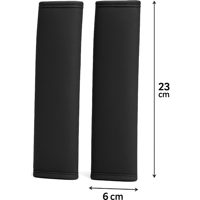 Brtshopping Universal Siyah Kumaş Emniyet Kemeri Kılıfı – 2’li Set | 23X6 cm | Konforlu ve Şık Koruma Diğer Fiyatı