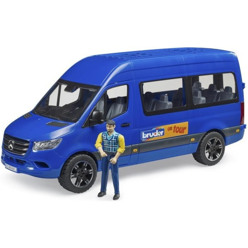 Bruder Mercedes Benz Sprinter Tur Arabası ve Sürücü BR02681 ( 1 Adet Figür) - Araba Oyuncak Araç Fiyatı