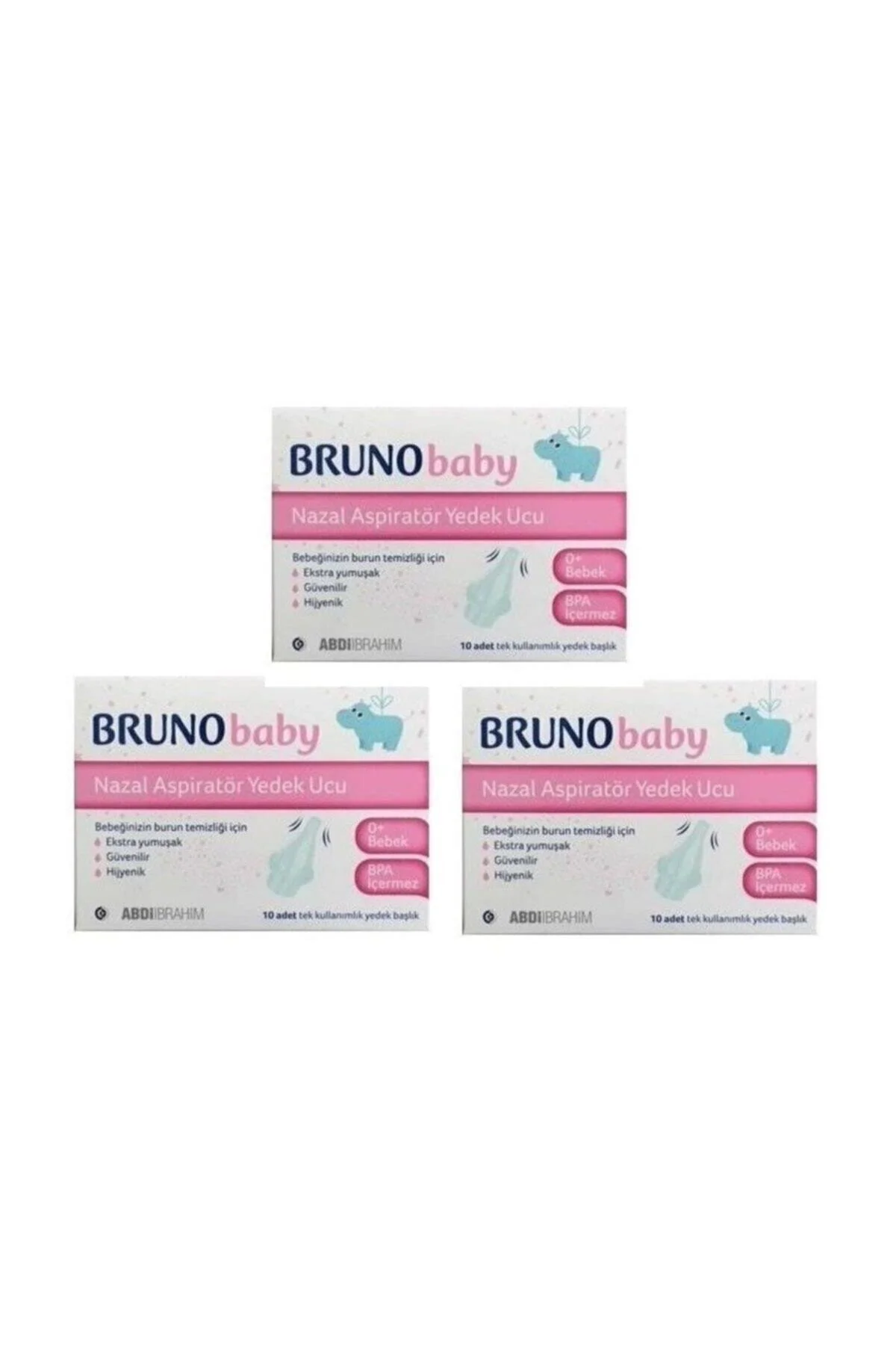 Bruno Baby Baby Nazal Aspiratör Yedek Uç 10lu 3 Adet" Burun Aspiratörü Fiyatı