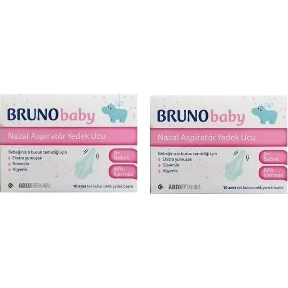 Bruno Baby Nazal Aspiratör Yedek Uç 2 Adet - Abdi İbrahim Burun Aspiratörü Fiyatı