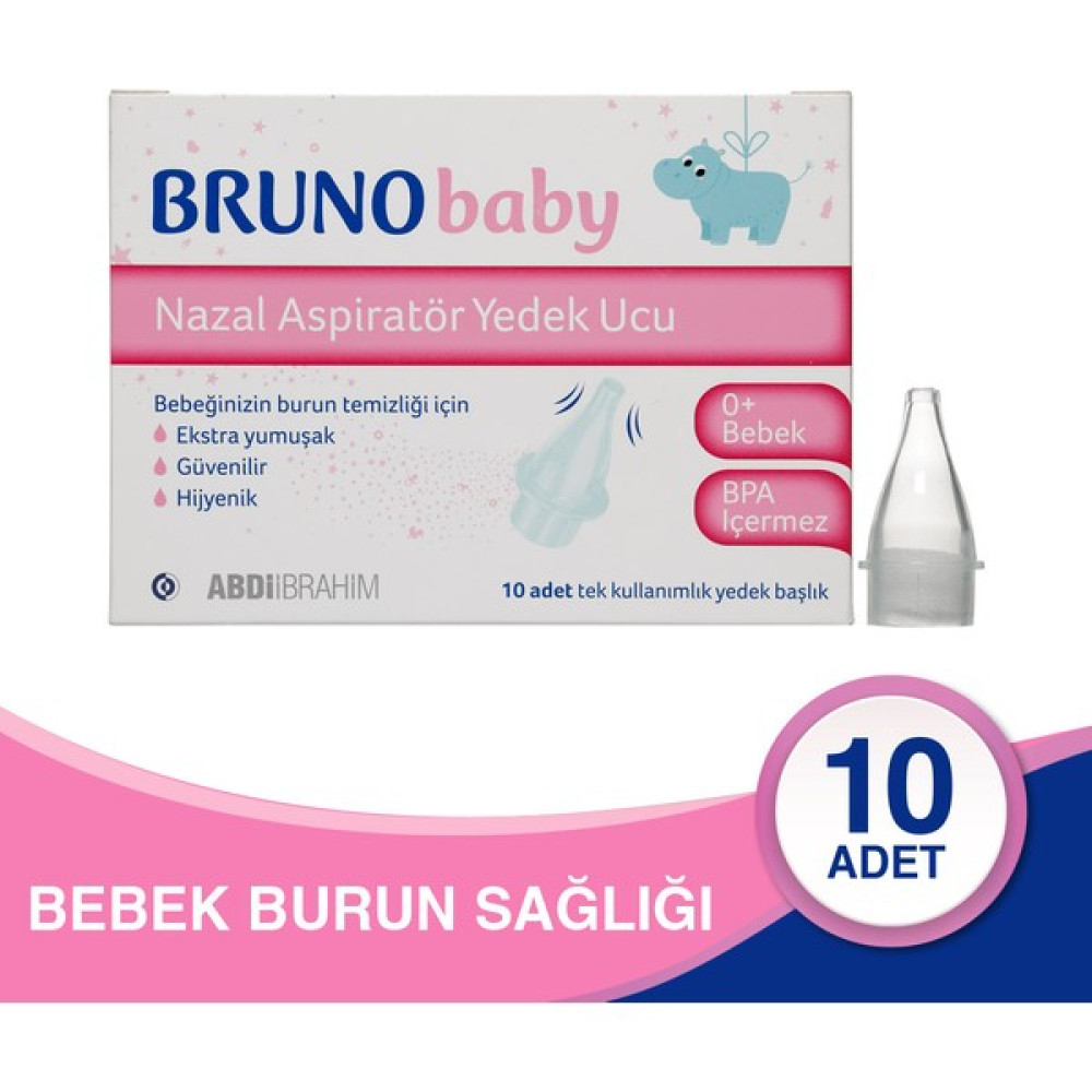 Bruno Baby Nazal Aspiratör Yedek Uç - Abdi İbrahim Burun Aspiratörü Fiyatı