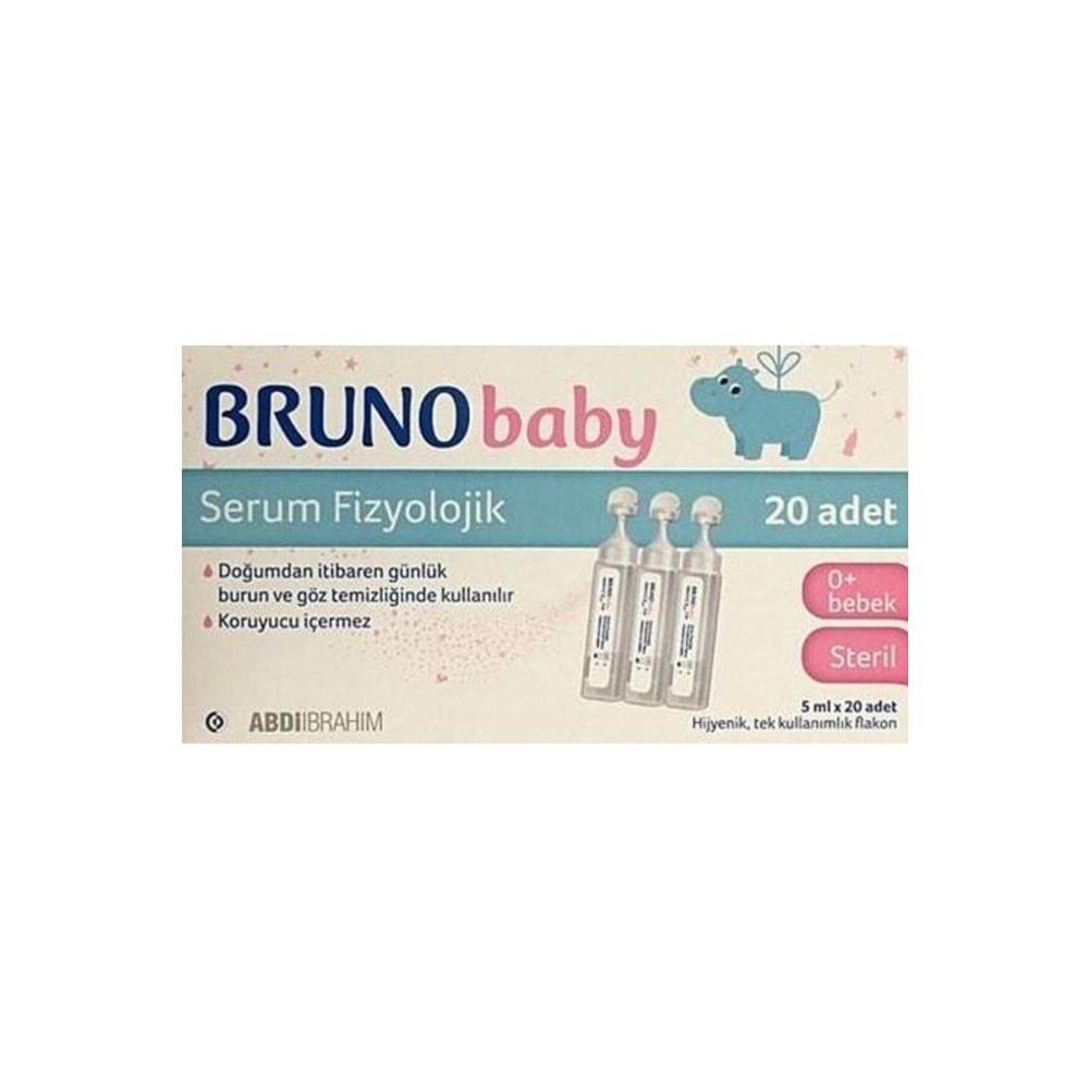 Bruno Baby Serum Fizyolojik 5 ml X 20 Flakon Bebek Bakım Fiyatı