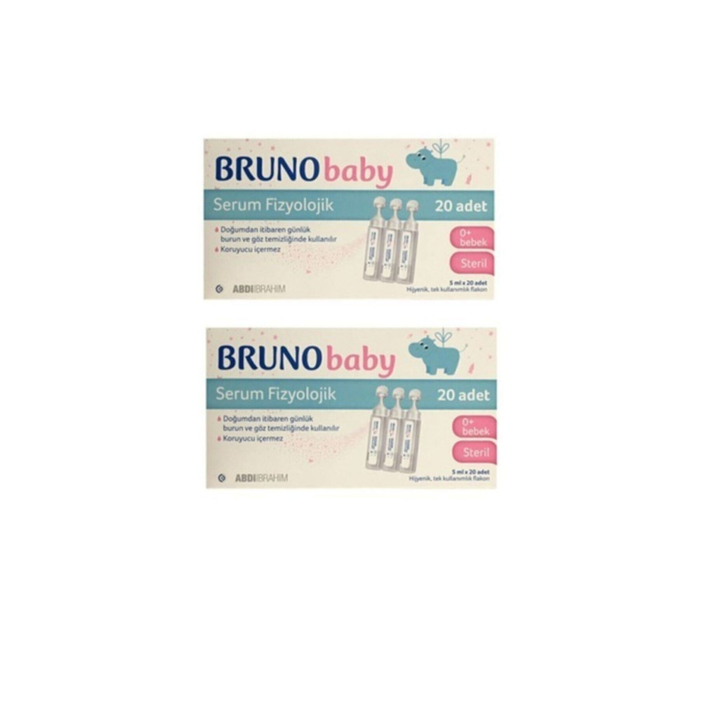 Bruno Baby Serum Fizyolojik Damla 5 ml X 20 Flakon (2 KUTU) Bebek Bakım Fiyatı