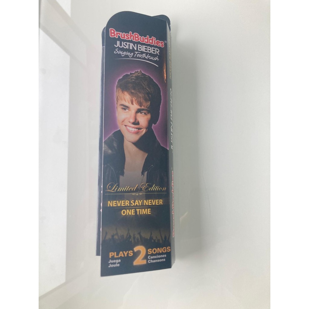 Brush Buddies Bırush Müzikli çocuk diş fırçasıMüzikler : Justin Bieber Never Say Never & One Time - Beyaz - Mor Diğer Fiyatı