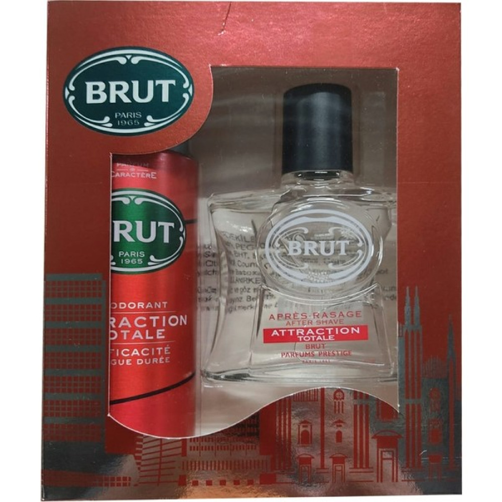 Brut Attraction Totale After Shave 100 ml + Deodorant 200 ml Kadın Parfümleri Fiyatı