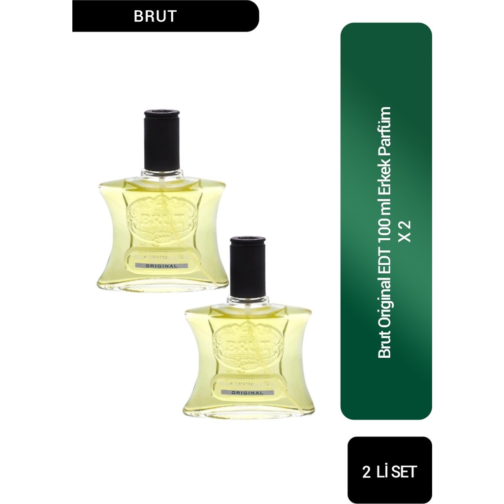 Brut Original EDT Erkek Parfüm 100 ml 2 Adet Parfümler Fiyatı