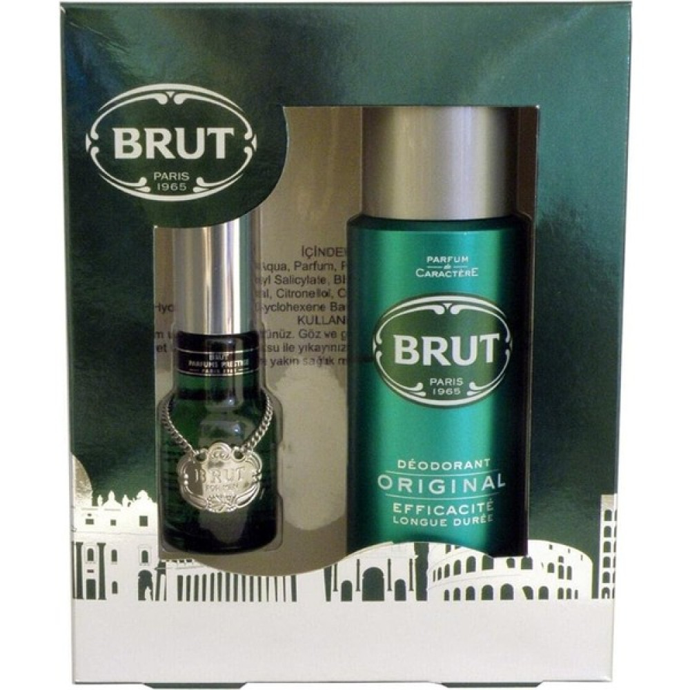 Brut Plexi Madalyon Set Edt 30ml +Orginal Deodorant 200ml Erkek Parfümleri Fiyatı