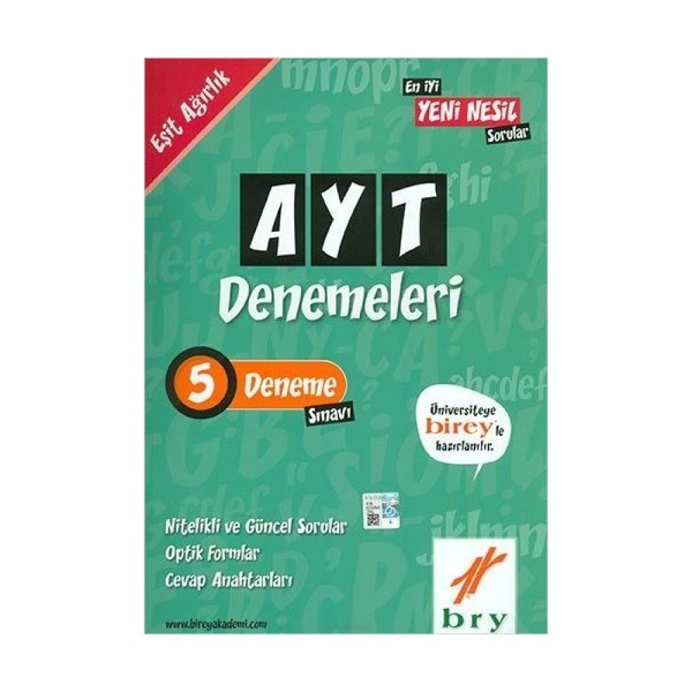 Bry Ayt 5 Deneme ( E.A ) Matematik Fiyatı