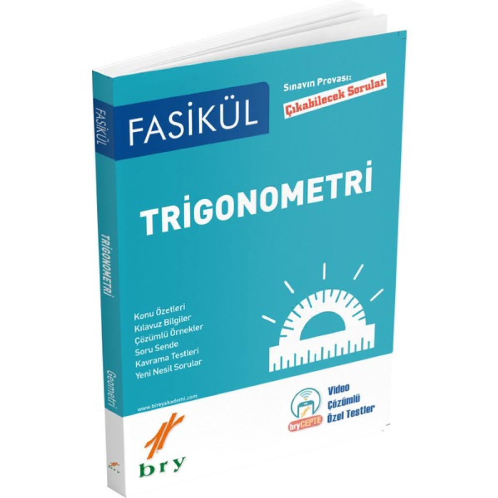 Bry Birey Eğitim Yayınları Trigonometri Fasikülü Kaynak Kitapları Fiyatı