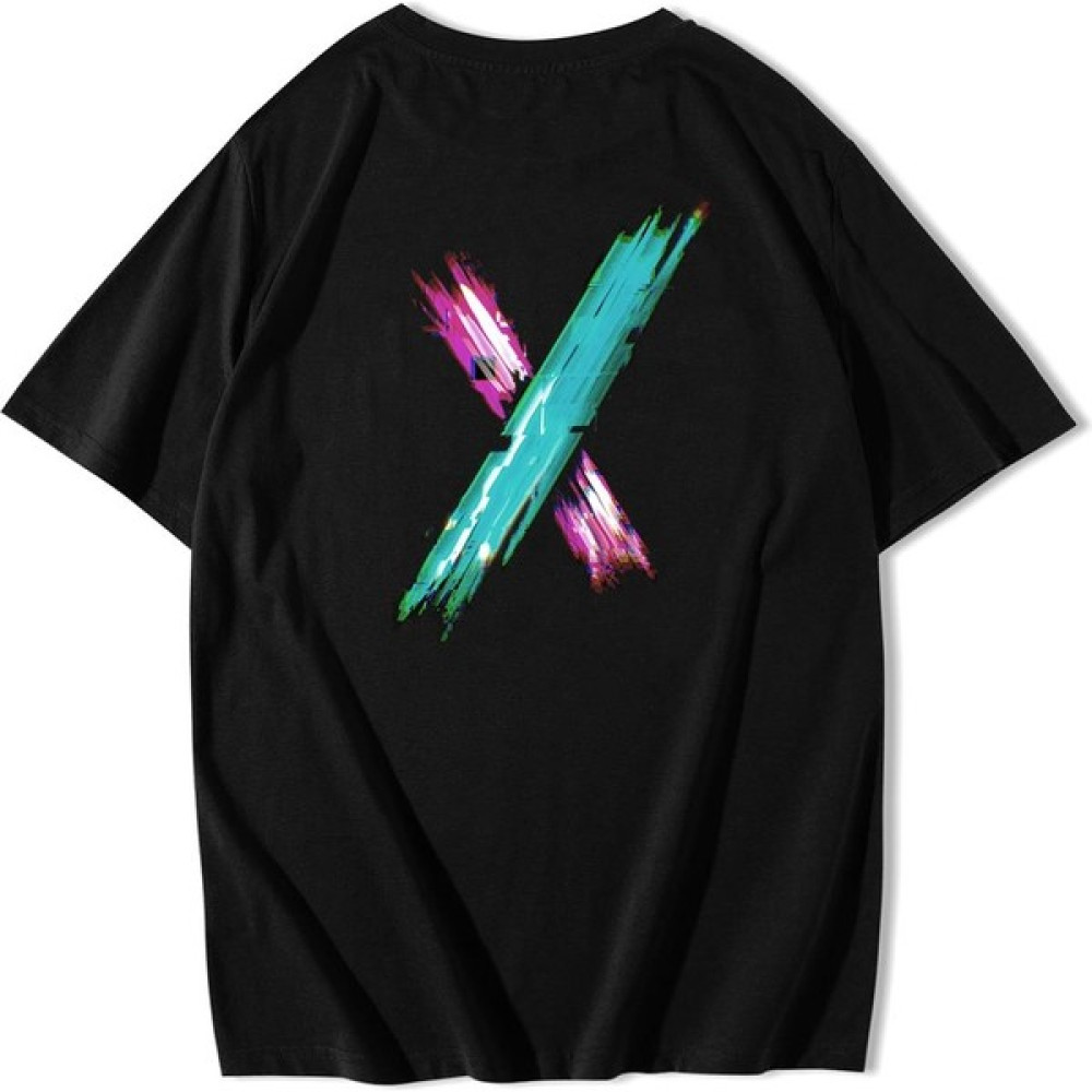 Brz Collection Unisex Oversize Arka Baskılı Electric x Logo T-Shirt Erkek T-shirt Fiyatı