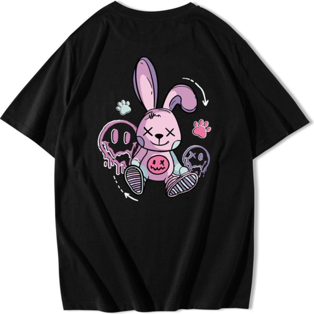 Brz Collection Unisex Oversize Cartoon Rabbit T-Shirt Erkek T-shirt Fiyatı