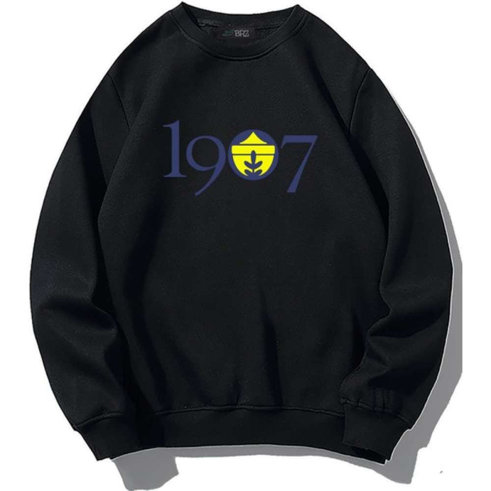 Brz Collection Unisex Oversize Fenerbahçe 1907 Baskılı Sweatshirt Erkek Sweatshirt Fiyatı