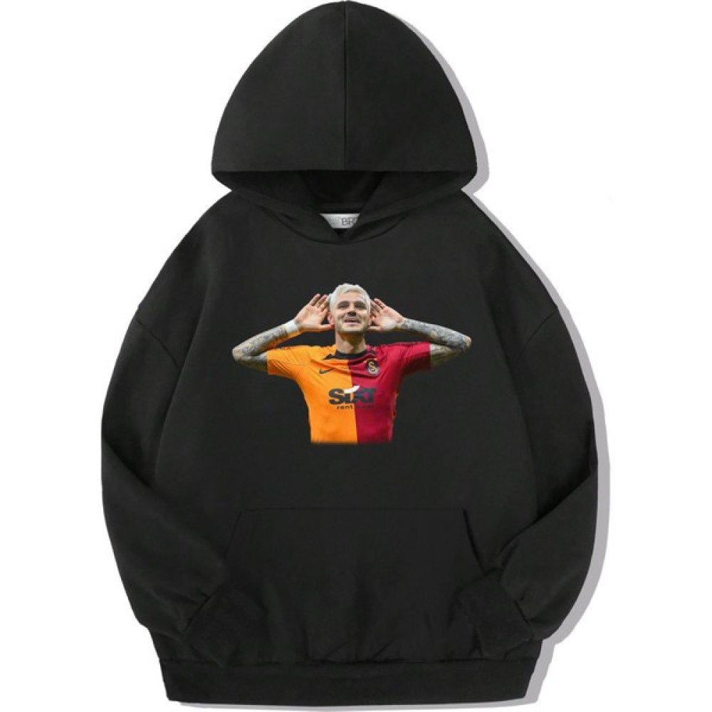 Brz Kids Unisex Çocuk Icardi Baskılı Hoodie Erkek Çocuk Sweatshirt Fiyatı