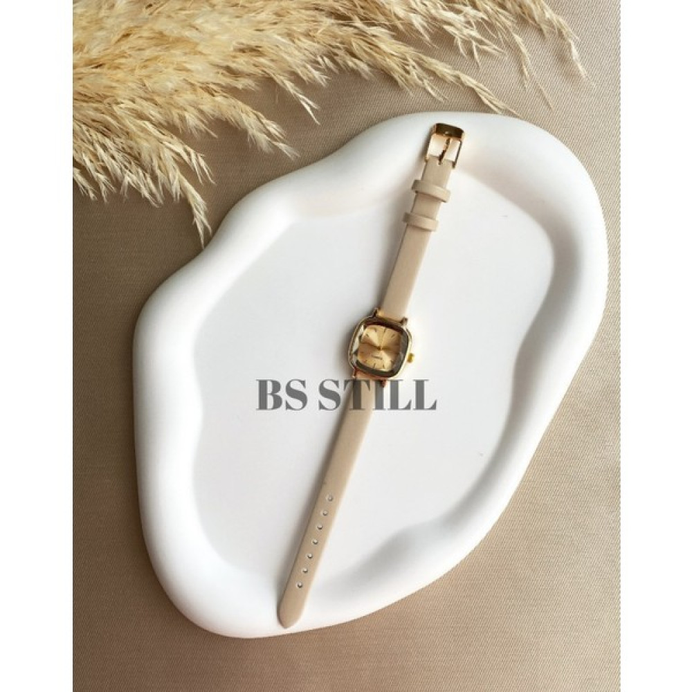 BS Still Retro Minimal Vintage Deri Kordon Kadın Kol Saati Eskitilmiş Kasa Kol Saatleri Fiyatı