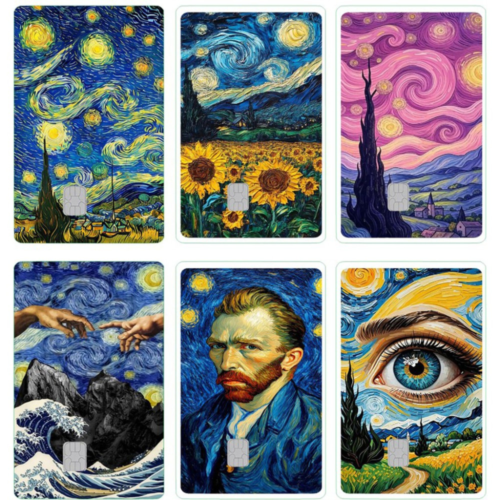 Bsb 6 Adet Kart Kaplama Sticter Etiket Van Gogh 60042 Okul Etiketi Fiyatı