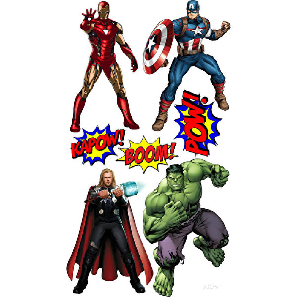 Bsb Avengers Sticker Telefon Laptop Notebook Tablet Defter Matara Stiker Etiket ST481 Sticker Fiyatı