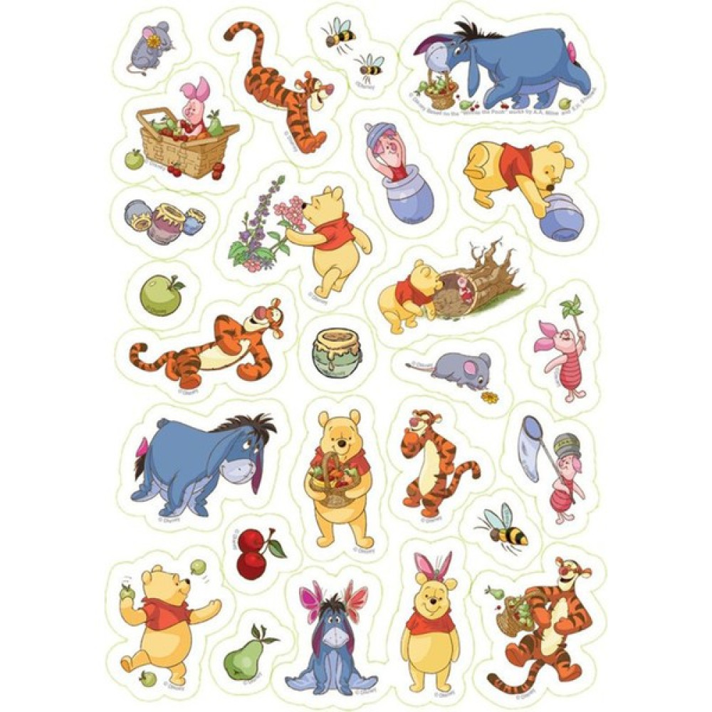 Bsb Winnie The Pooh Sticker Telefon Laptop Notebook Tablet Defter Matara Stiker Etiket St206 Sticker Fiyatı