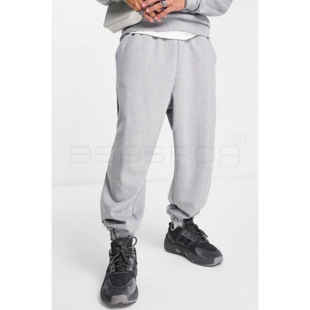 BSBSPOR Gri Paçası Lastikli Eşofman Altı Ultra Oversize Giyim (Outdoor) Fiyatı
