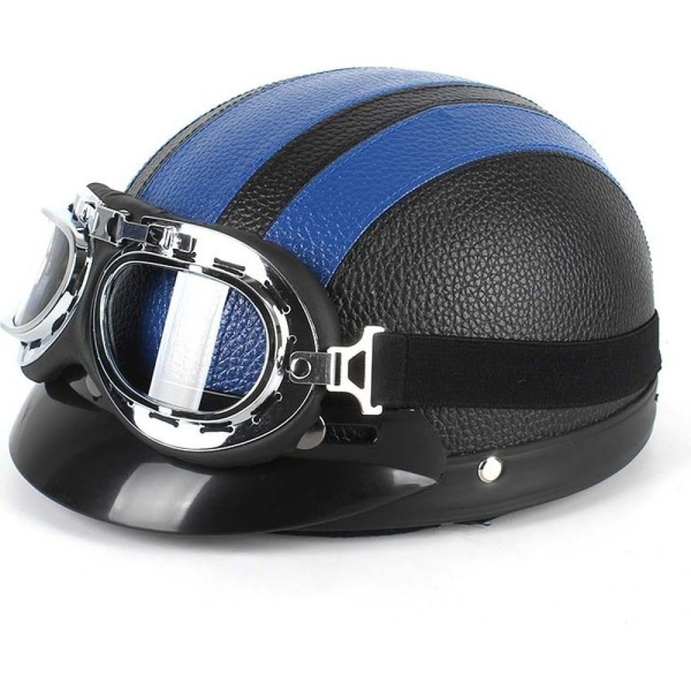 Bsddp Retro Kask (Yurt Dışından) - Mavi Motorsiklet Kaskları Fiyatı