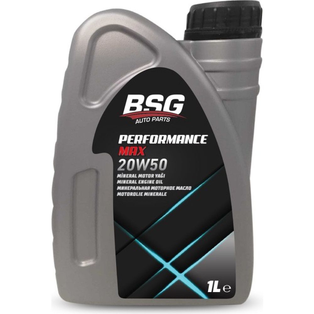 Bsg Performance Max Motor Yağı 20W50 - 1 Litre ( Üretim YILI:2022 ) Motor Yağı Fiyatı
