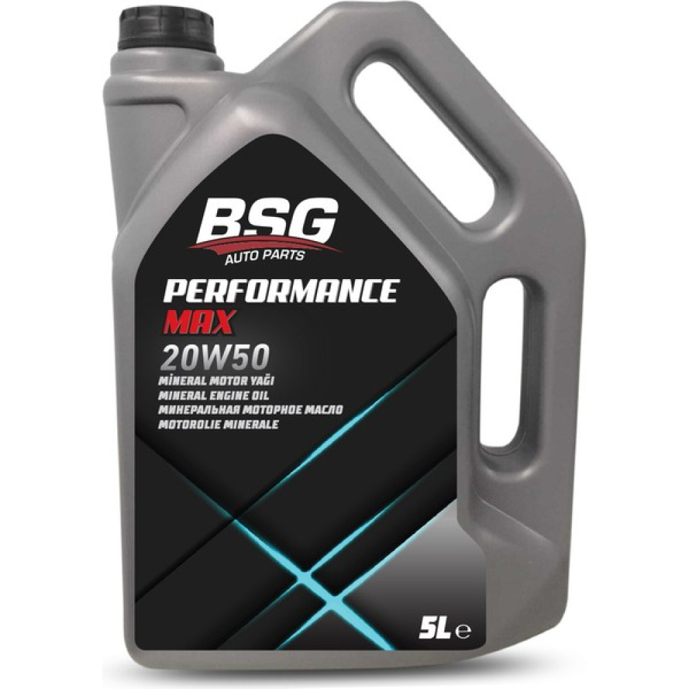 Bsg Performance Max Motor Yağı 20W50 - 5 Litre ( Üretim YILI:2022 ) Motor Yağı Fiyatı