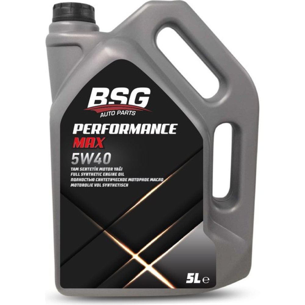 Bsg Performance Max Motor Yağı 5W40 - 5 Litre ( Üretim YILI:2022 ) Motor Yağı Fiyatı