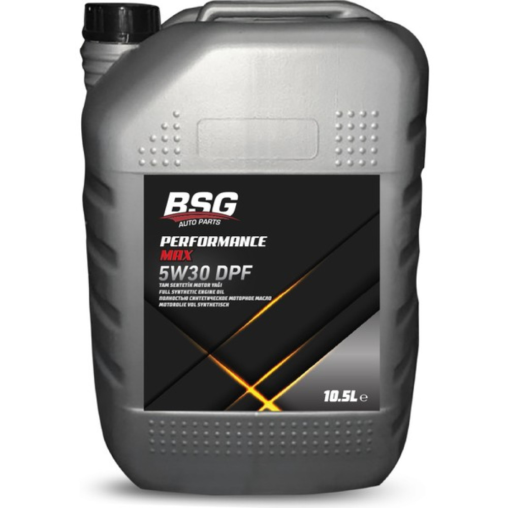 Bsg Performance Max Partiküllü Motor Yağı 5W30 - 10,5 Litre ( Üretim YILI:2022 ) Motor Yağı Fiyatı