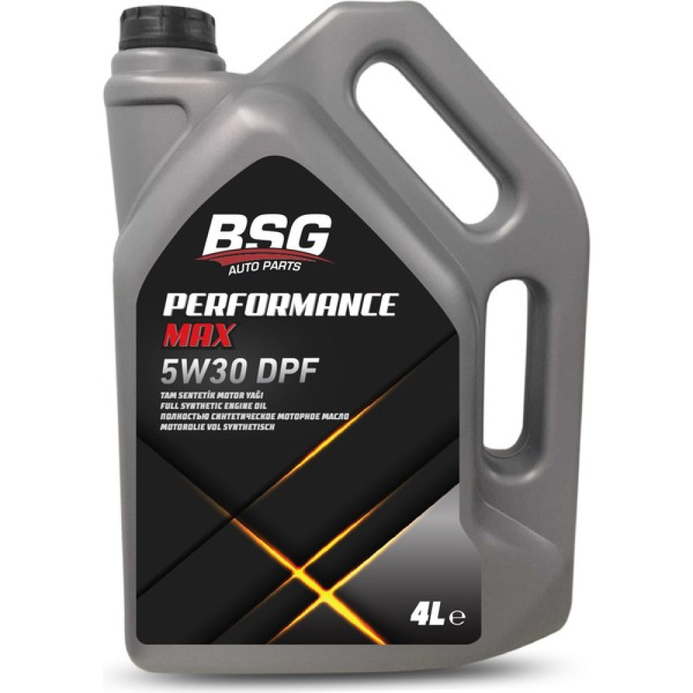 Bsg Performance Max Partiküllü Motor Yağı 5W30 - 4 Litre ( Üretim YILI:2022 ) Motor Yağı Fiyatı