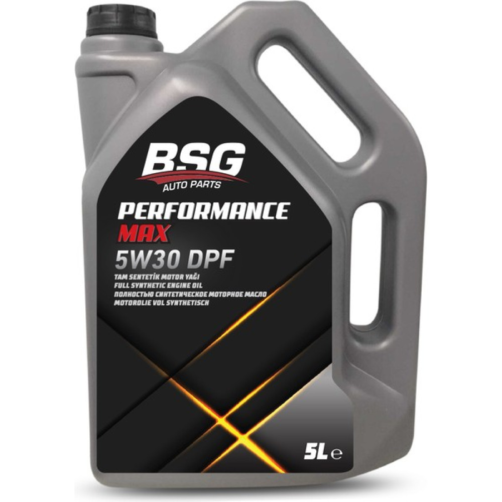 Bsg Performance Max Partiküllü Motor Yağı 5W30 - 5 Litre ( Üretim YILI:2022 ) Motor Yağı Fiyatı