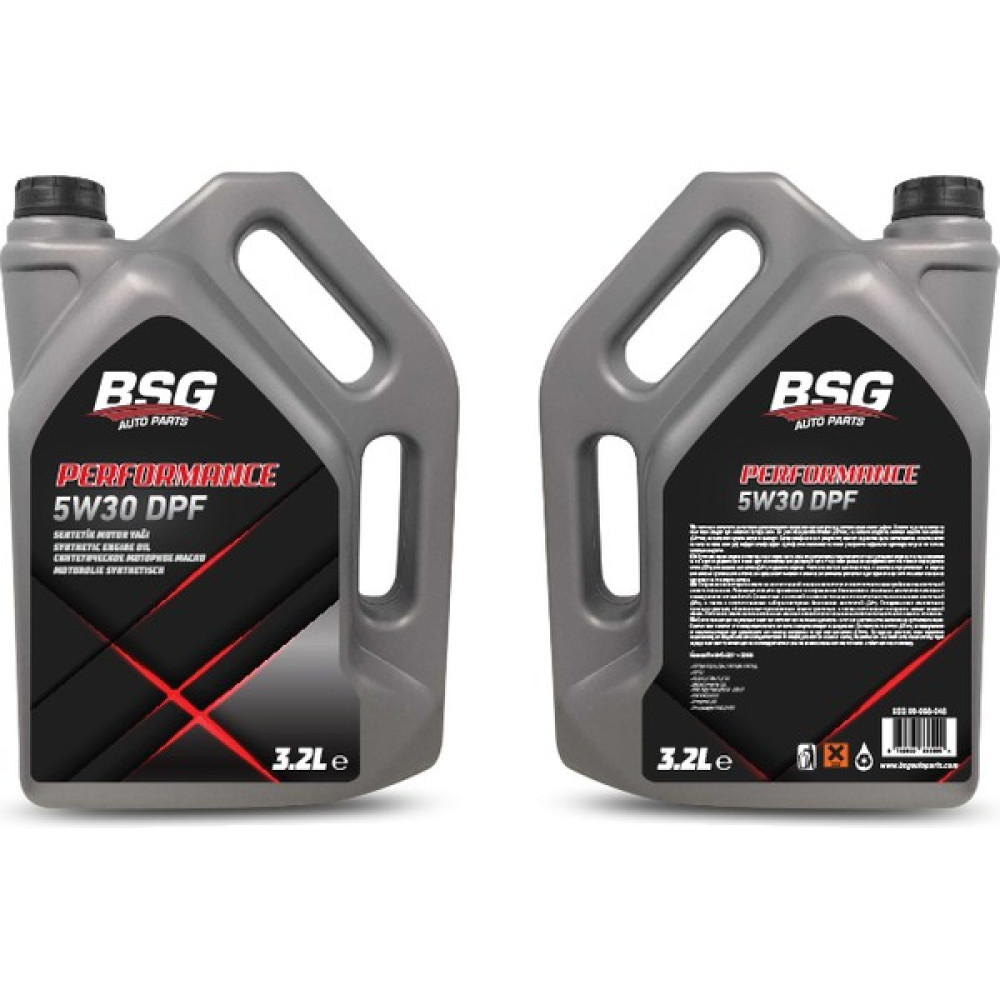 BSG Performance Partiküllü Motor Yağı 5W30 - 3,2 Litre ( Üretim Yılı: 2022 ) Motor Yağı Fiyatı