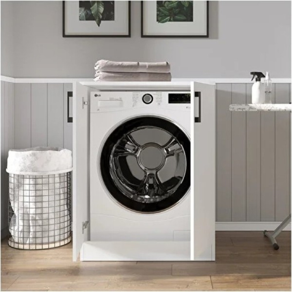 BSH Gülbay Mobilya Çamaşir Makine Dolabi Kapakli Beyaz Kapaklı Banyo Dolabı Banyo Dolabı / Mobilyası Fiyatı