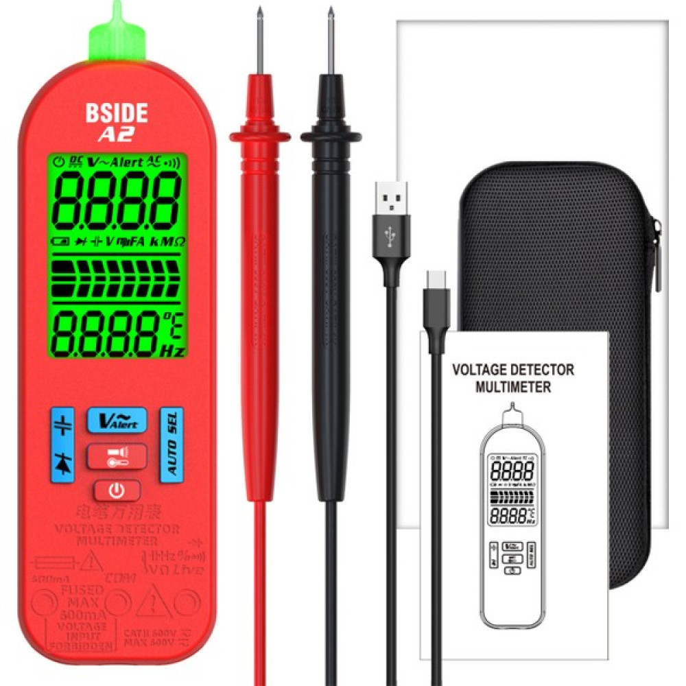 Bsıde A2 Mini Akıllı Dijital Multimetre (Yurt Dışından) - Kırmızı Oto Boyaları Fiyatı