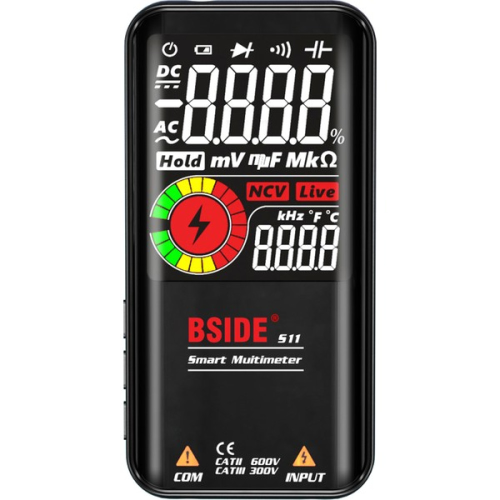 Bside S11 Akıllı Dijital LCD Multimetre Sayım - Siyah (Yurt Dışından) Diğer Test ve Ölçüm Cihazları Fiyatı