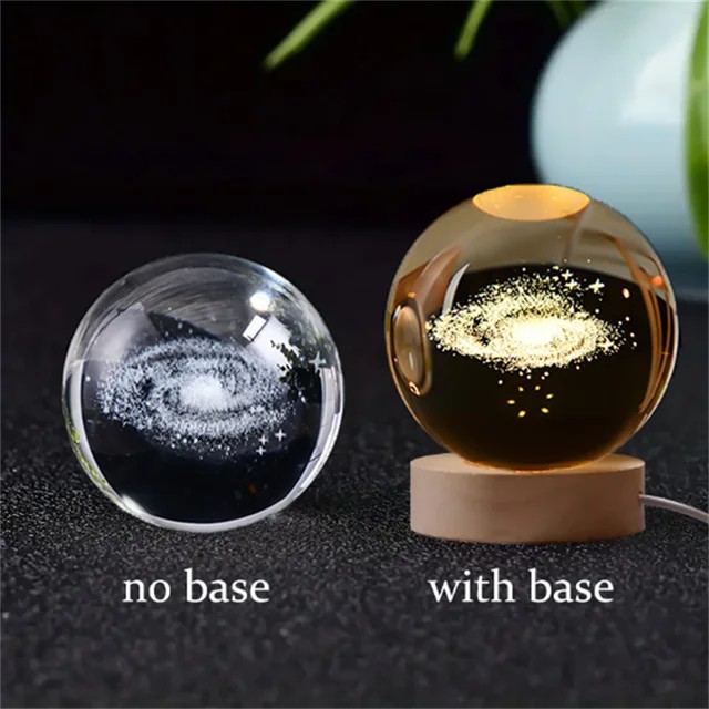 Bşk Virgo 3D Kristal Küre Gece Lambası - Gün Işığı - Galaksi Diğer Fiyatı