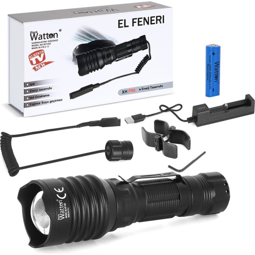 BSSM Tg-10 Şarjlı Profesyonel Av Feneri Watton WT-620 Oto Boyaları Fiyatı