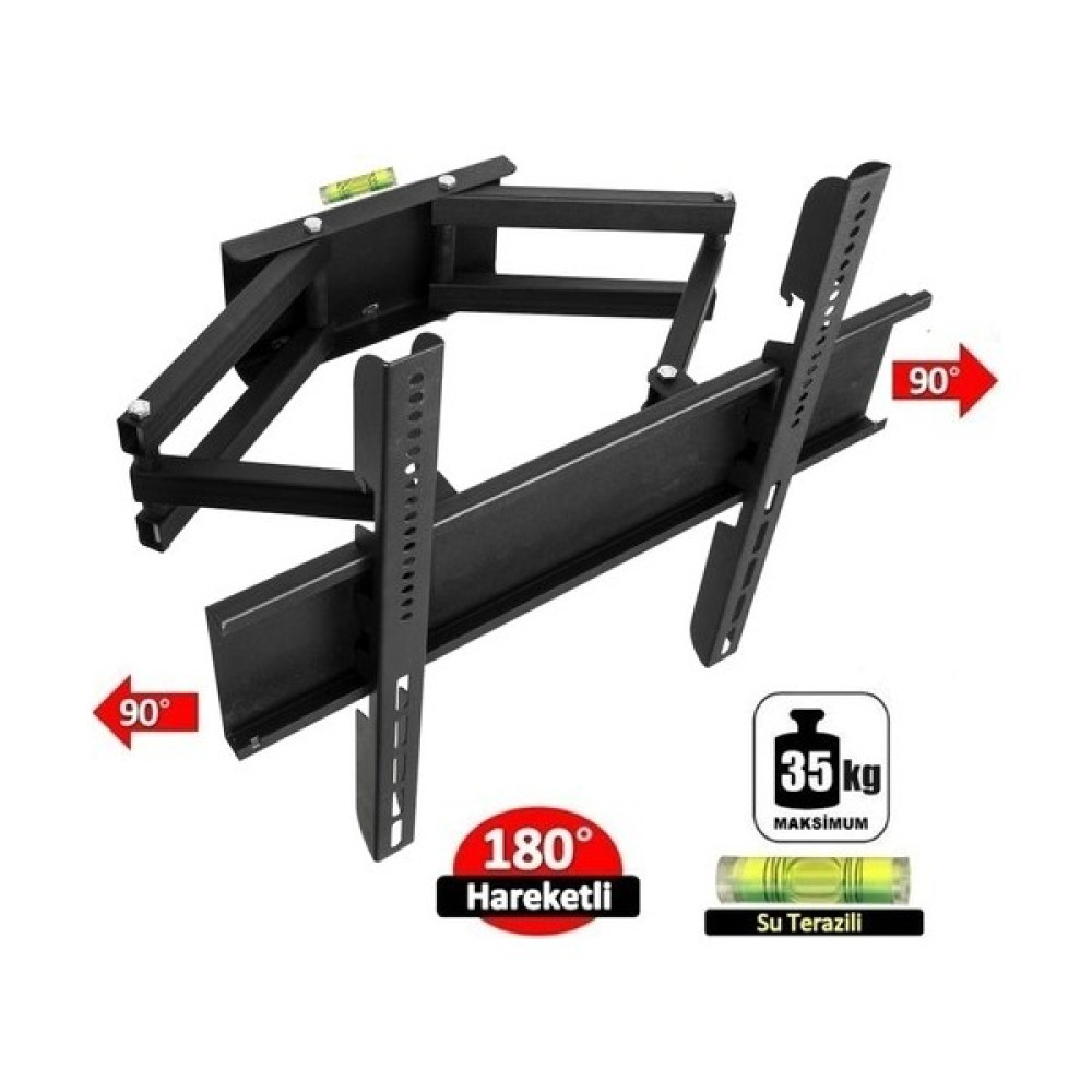 BT Bayır Teknoloji Philips 55 Inç Çift Kollu Hareketli LCD LED Tv Askı Aparatı TV Aksesuarları Fiyatı