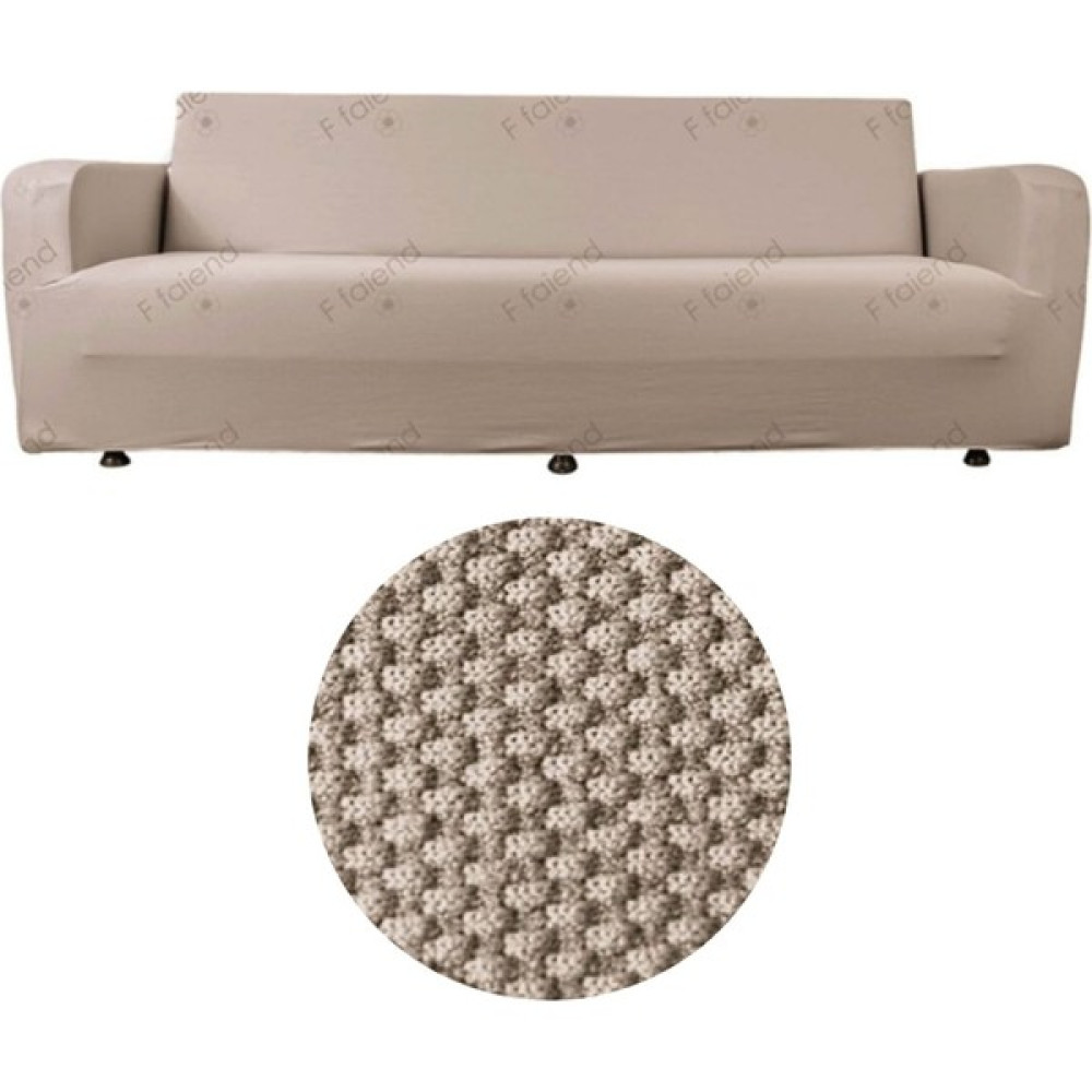 Btf Home Likrali Esnek 3 Kişilik Koltuk Örtüsü Streç Lastikli Çekyat kanepe örtüsü Kanepe Kılıfı - 180 x 230 cm - Vizon Koltuk & Kanepe Örtüsü Fiyatı