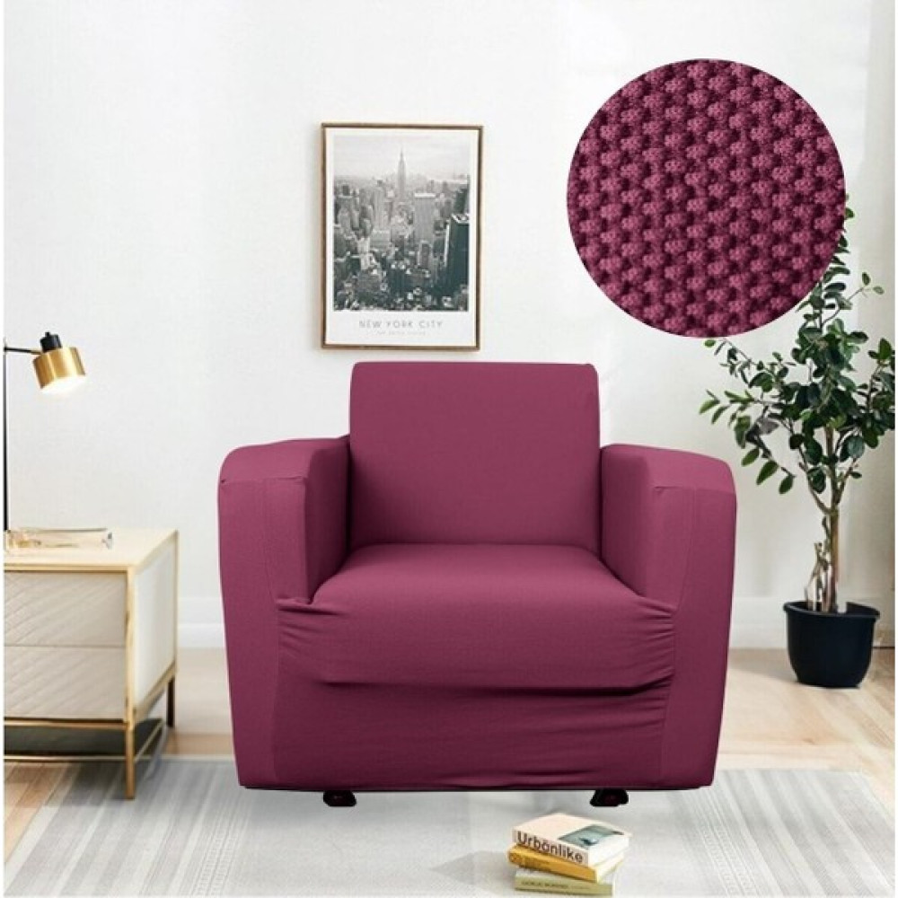 Btf Home Mikropetek Likrali Tek Kişilik Koltuk Kılıfı Streç Lastıklı Berjer Çekyat Kanepe örtüsü - 80 x 120 cm - Gül Kurusu Koltuk & Kanepe Örtüsü Fiyatı